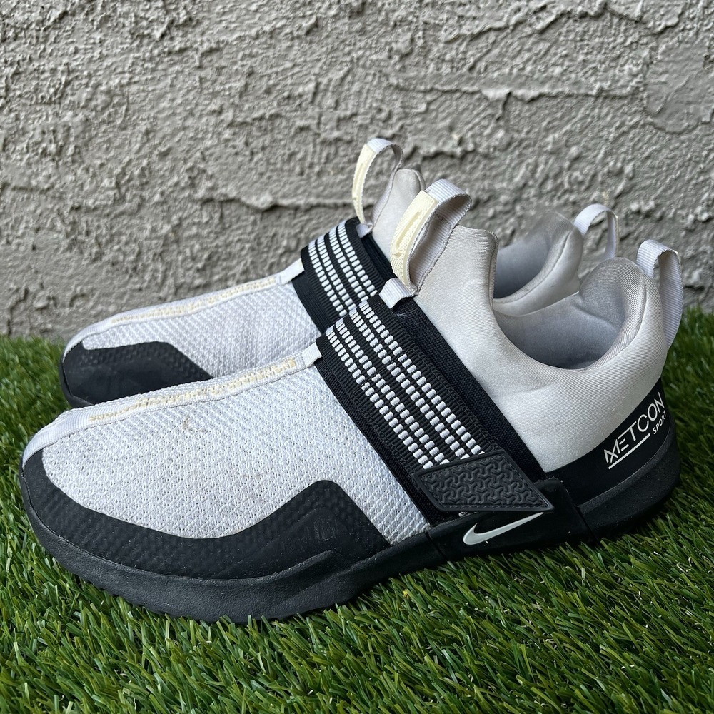 Nike Shoes Men Size 10.5 Metcon Sport TB White Black Shoes Crossfit CI5820-100